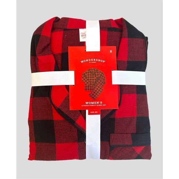 Wondershop Other - Small-Women' Holiday Buffalo Check Plaid Flannel Matching Family Pajama Et - Won